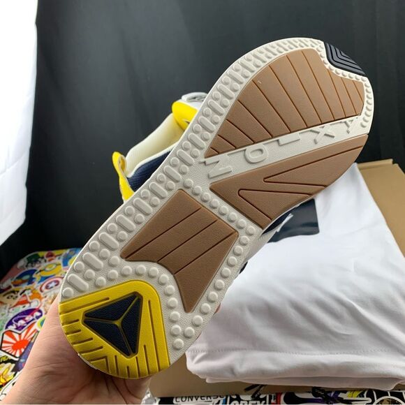 Axion Genesis Navy Yellow Skate Shoes Mens Various Sizes - Picture 4 of 16